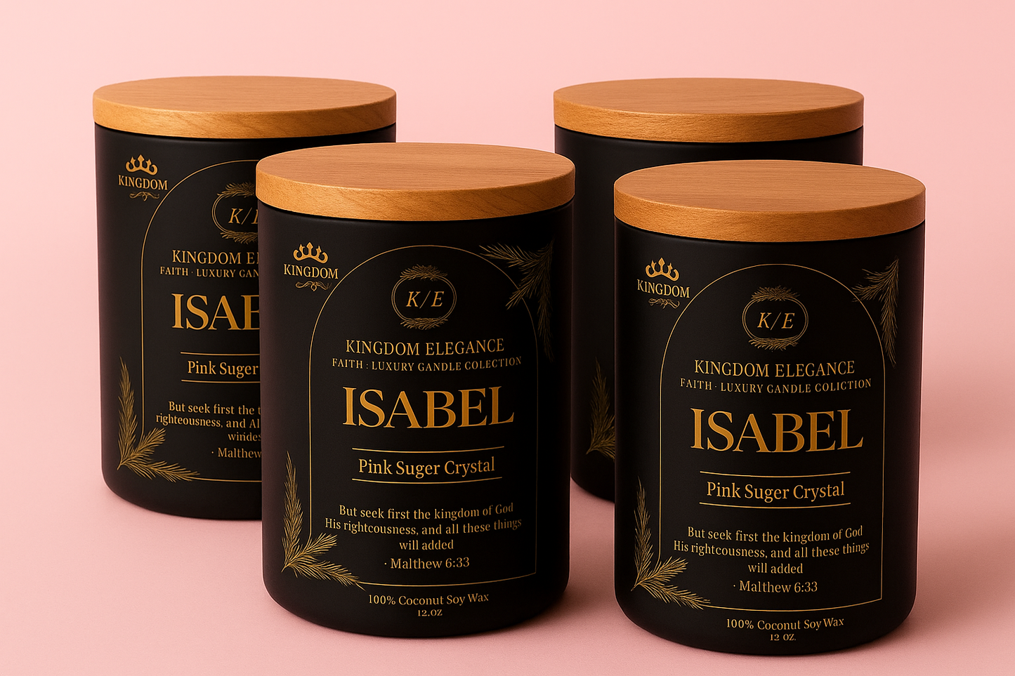 Isabel - Pink Sugar Crystal