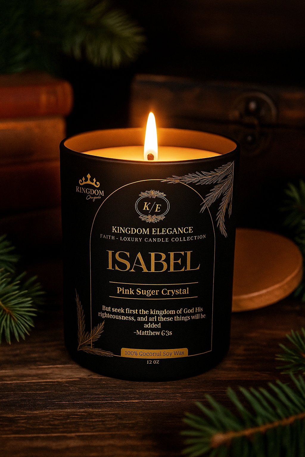 Isabel - Pink Sugar Crystal