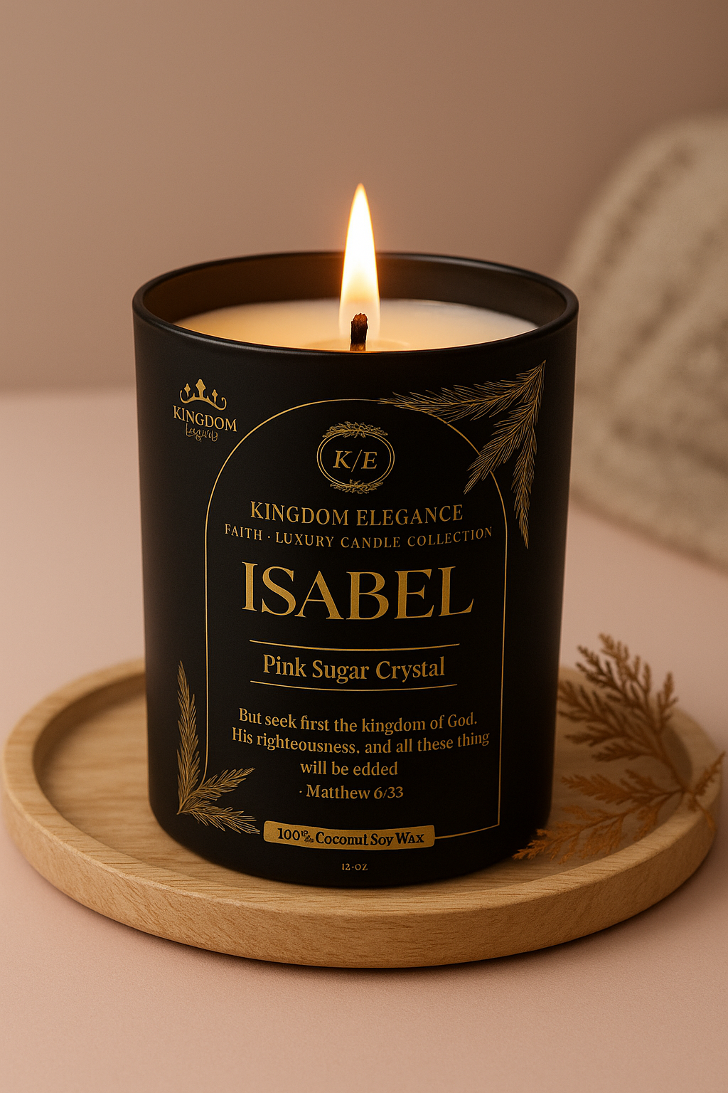 Isabel - Pink Sugar Crystal